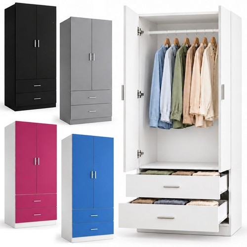 Door freestanding wardrobe - freestanding,