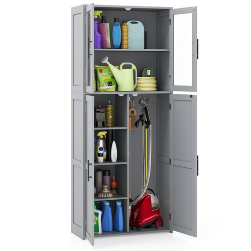 Gymax broom closet storage - gymax,