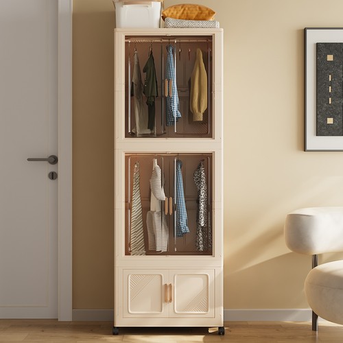 Plastic storage wardrobe - plastic,