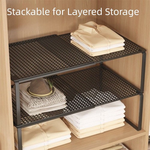 Metal closet storage organizer - closet,