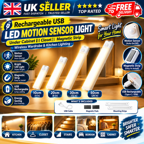 Rechargeable usb led - led, motion