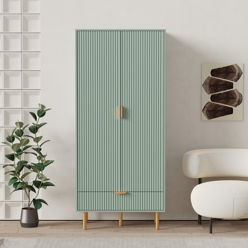 Freestanding wardrobe with - freestanding,