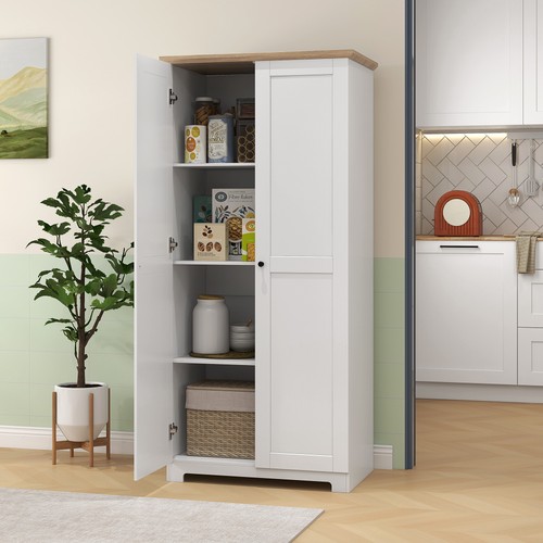 172cm wooden storage cabinet - wooden,