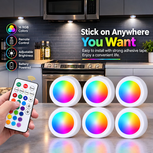 Wireless led puck - wireless,
